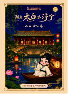 跟着太白游济宁明信片四